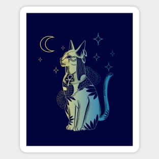 Moonlight bastet Magnet